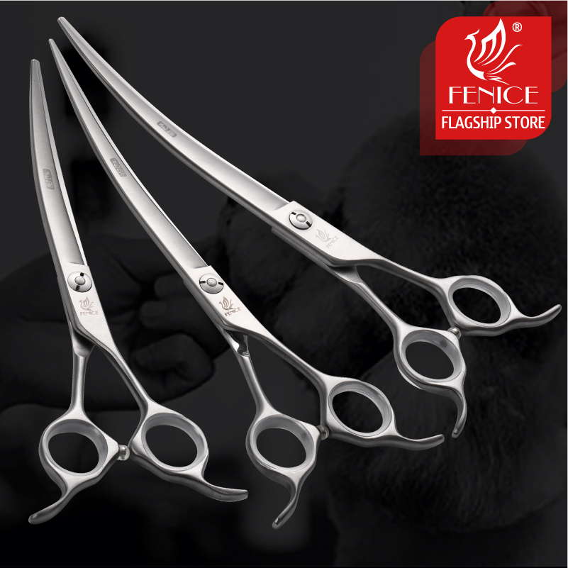 Grooming Scissors - Fenice Professional Pet Dog Grooming Curved