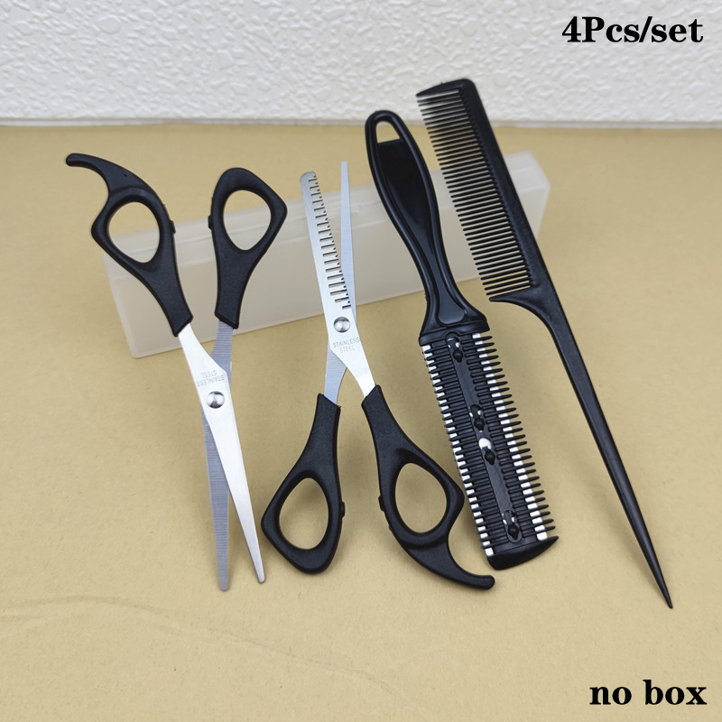 Grooming Scissors - 「4PCS Hair Scissors Hairdressing Barber Scissors