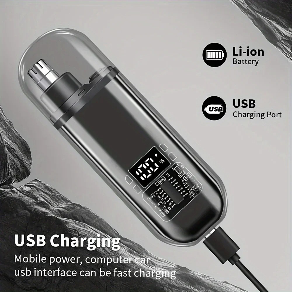 USB Rechargeable Nose & Ear Ha - Mens Grooming Travel Kit recension och pris