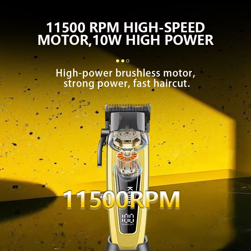 KEMEI Men's Hair Trimmer, Cord - Electric Shaver Rotary recension och pris