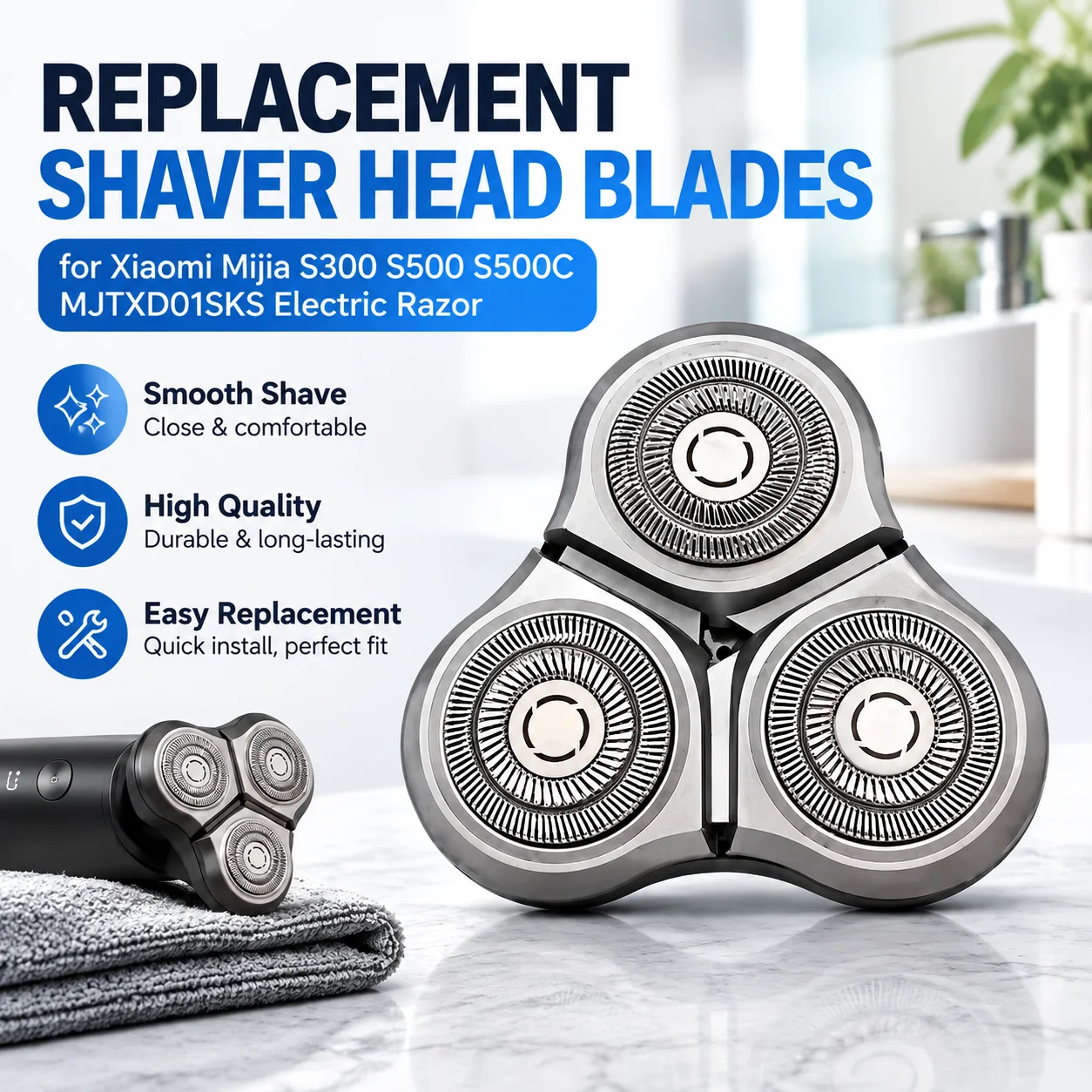 Replacement Shaver Head Blades - Electric Razor recension och pris