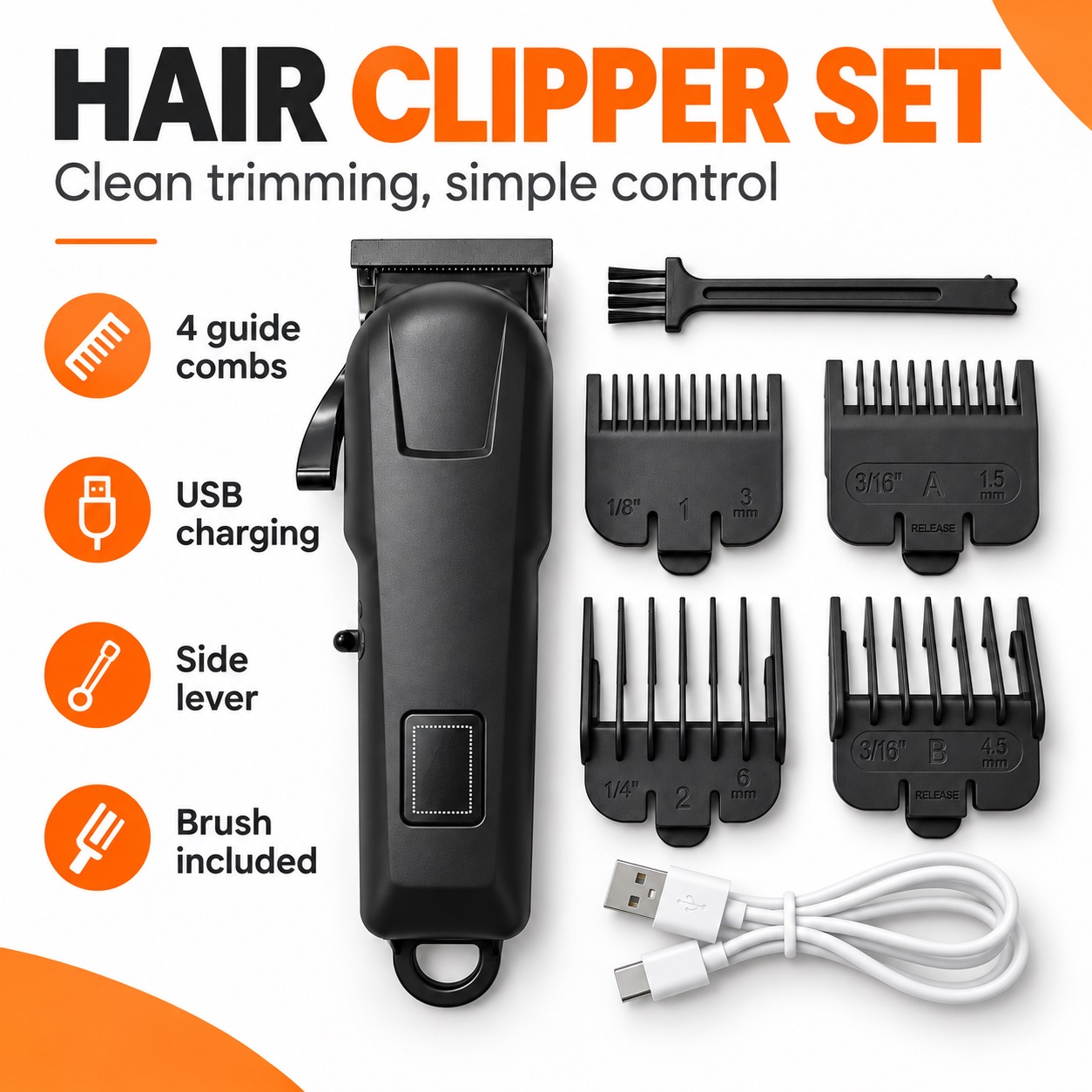 Electric Hair Clipper and Shav - Beard Trimmer recension och pris