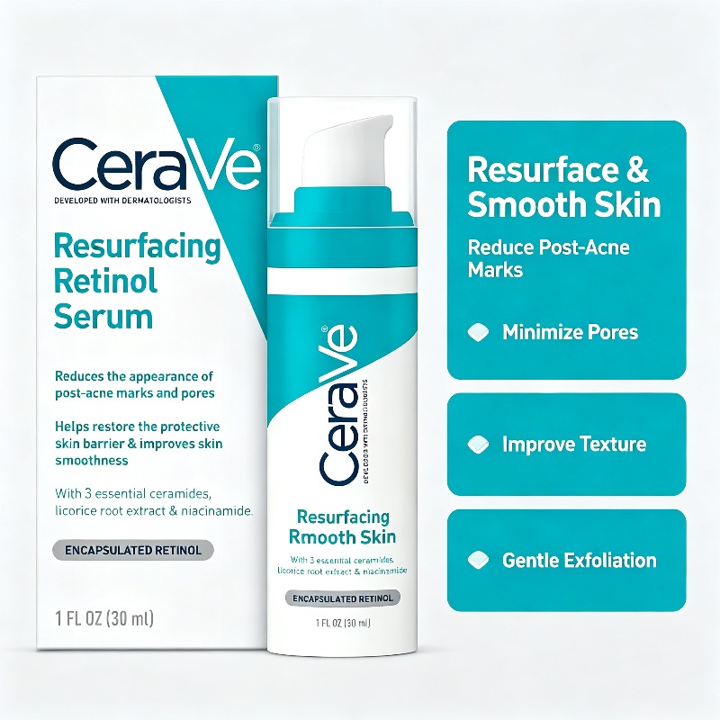 CeraVe Resurfacing Retinol Ser - Hair Clipper recension och pris