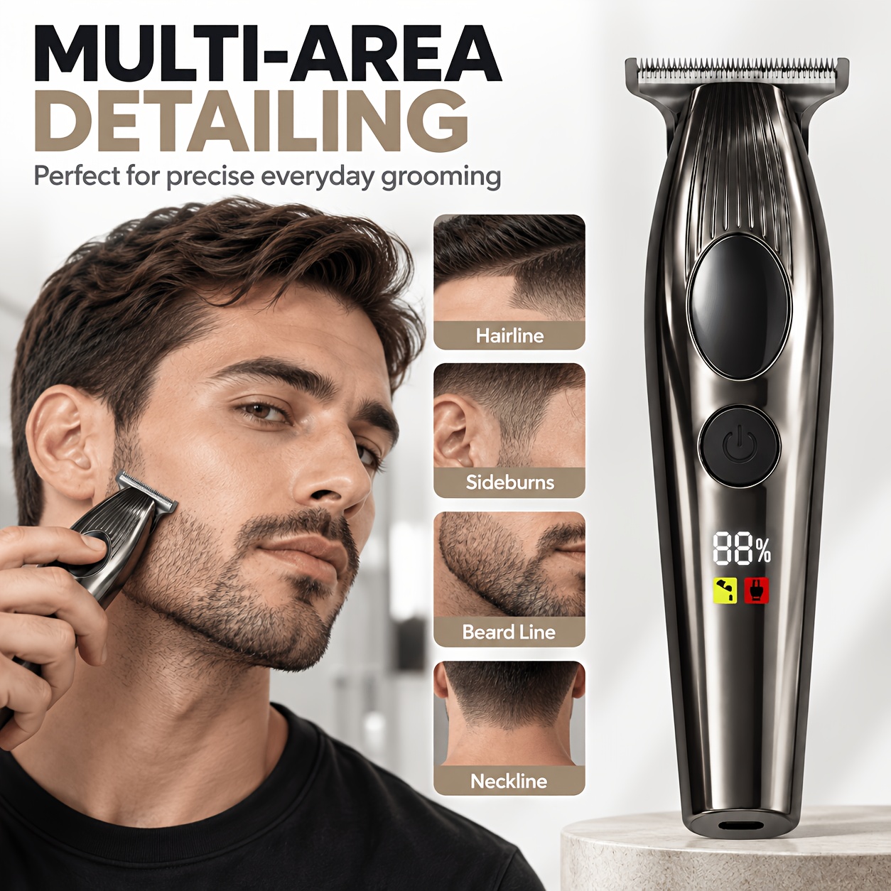 High-End Electric Hair Clipper - Grooming Kit recension och pris