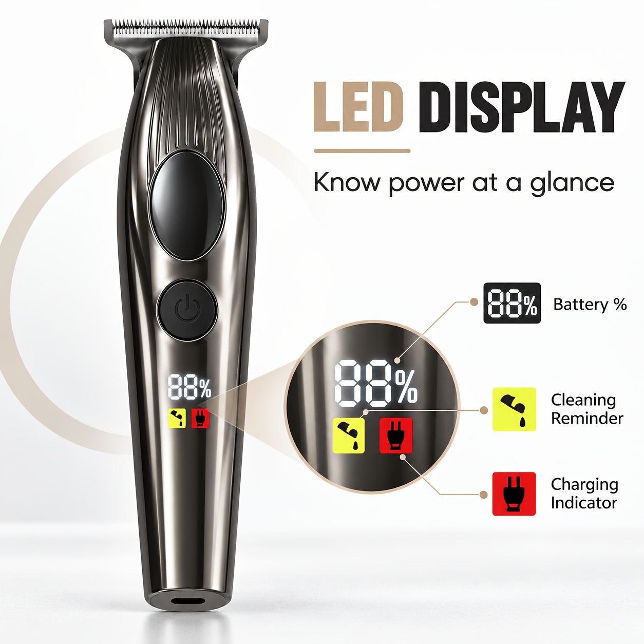High-End Electric Hair Clipper - Grooming Kit recension och pris