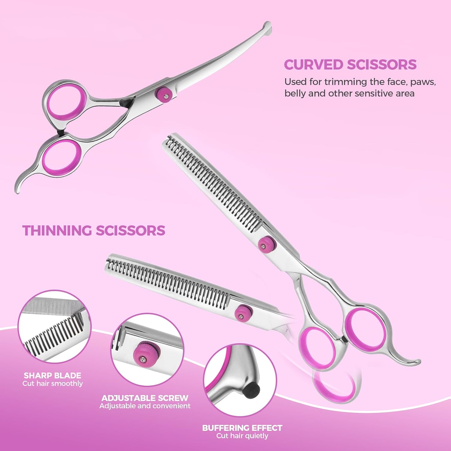 3 Piece Dog Grooming Scissors  - Grooming Scissors recension och pris
