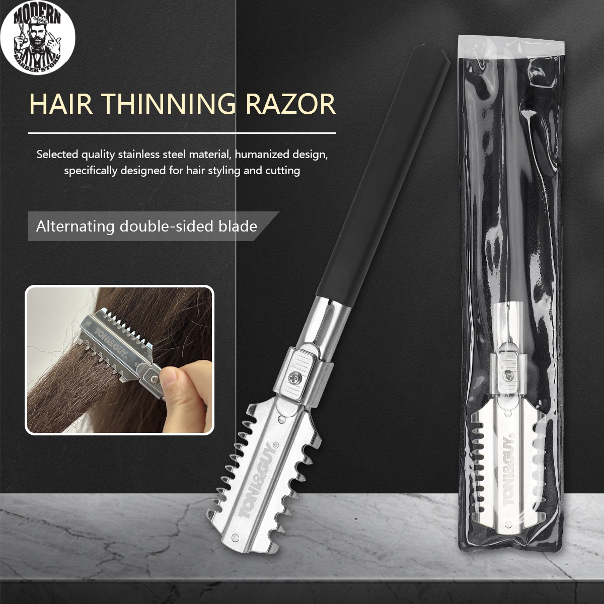 Salon Double-Edge Shaving Hair - Beard Trimmer recension och pris