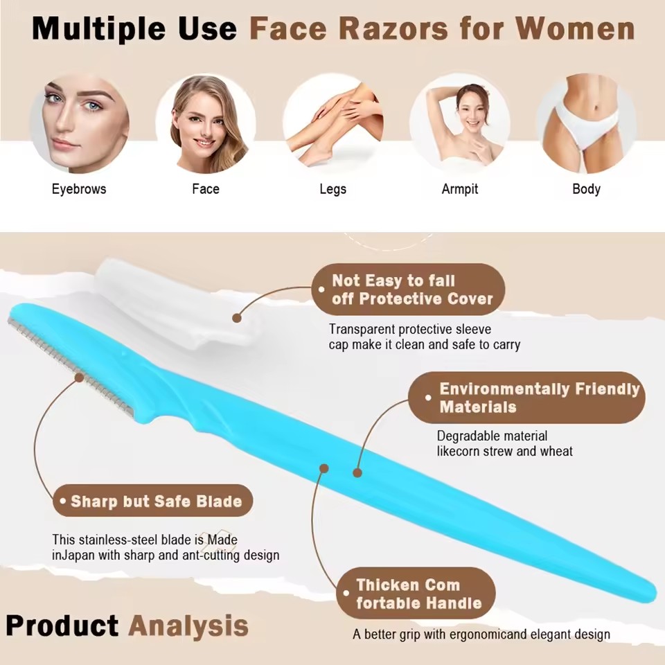 5/10/30/40Pcs Brow Razor and F - Hair Clipper recension och pris