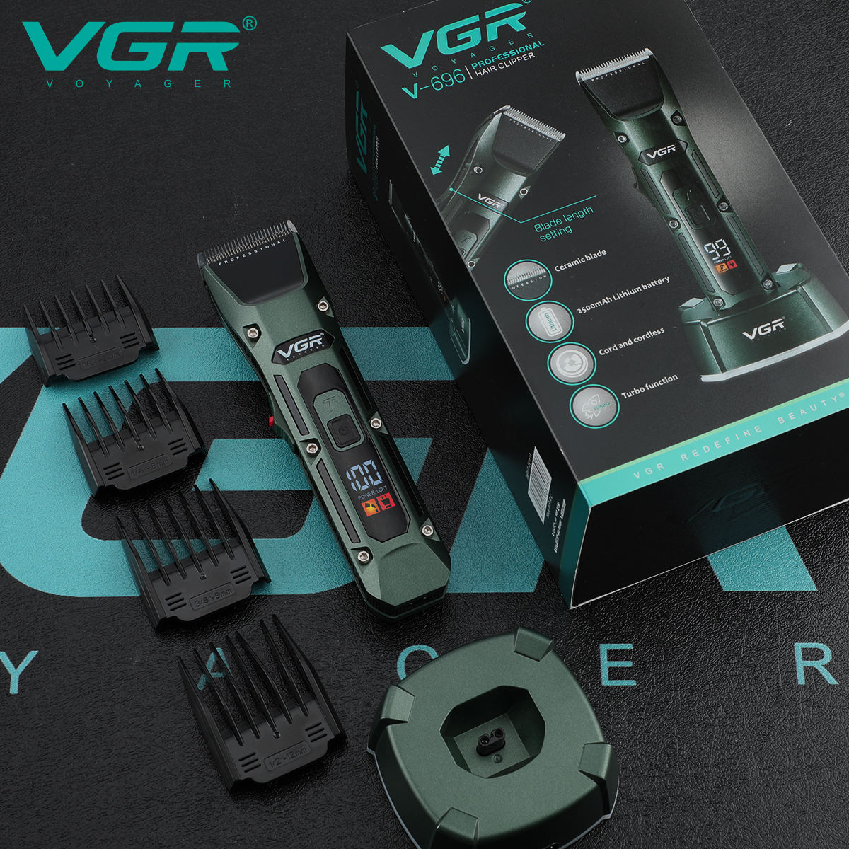 VGR V-696 New metal Popular Sa - Electric Shaver Rotary recension och pris